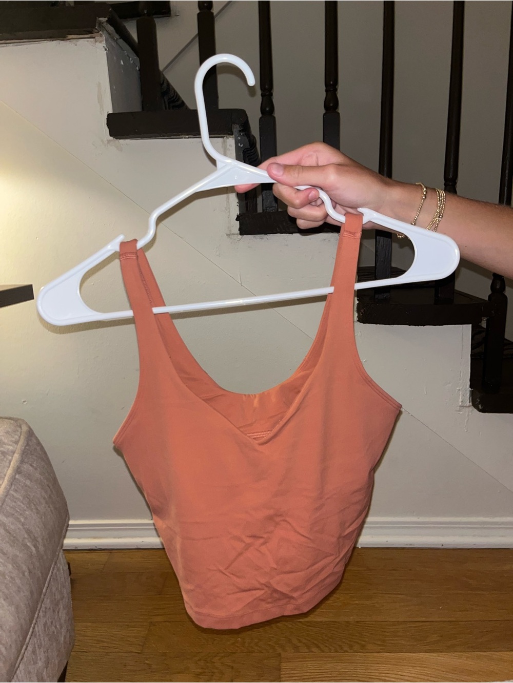 lululemon athletica Peach Coral Align Tank Top